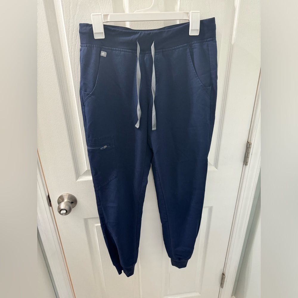 FIGS Navy Blue Jogger Scrub Pants- Size S
